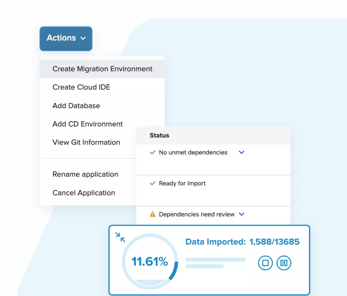 screenshot of Acquia Cloud Platform